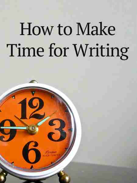 make time for writing