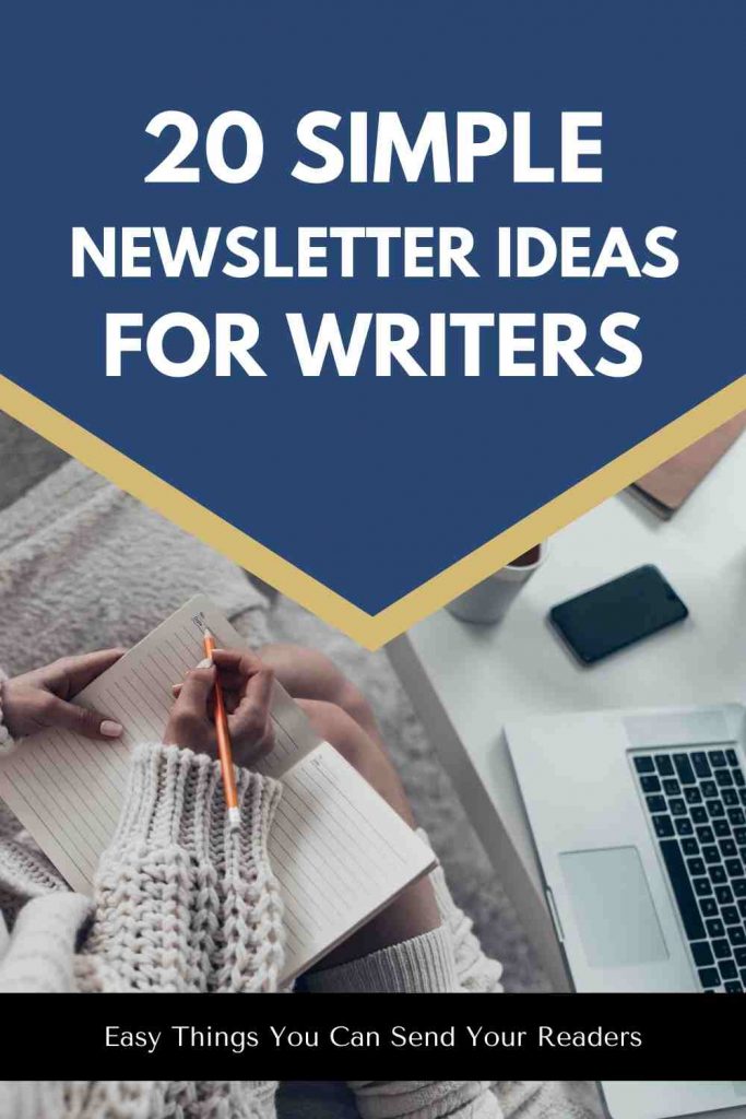 newsletter ideas for writers