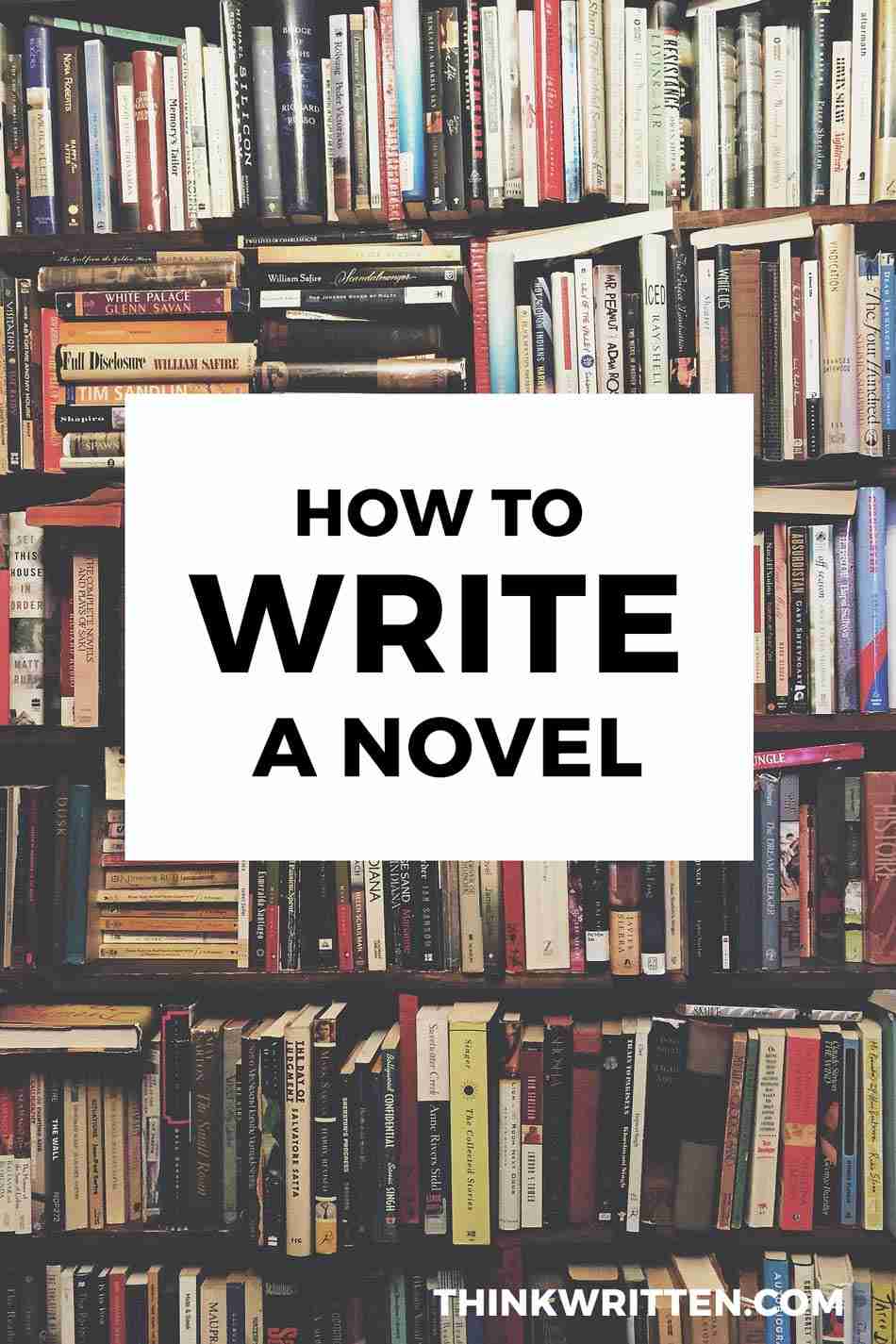 how to write a novel