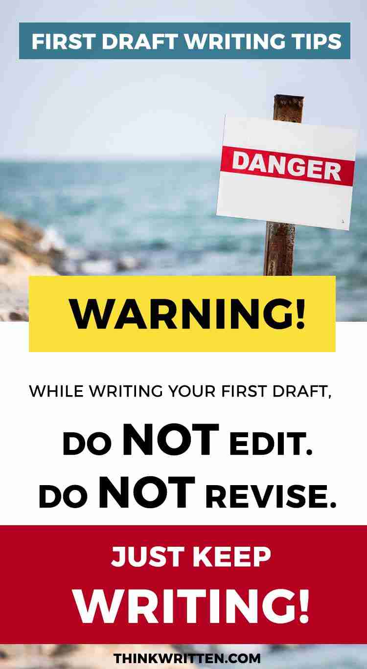 tips for writing novel first draft