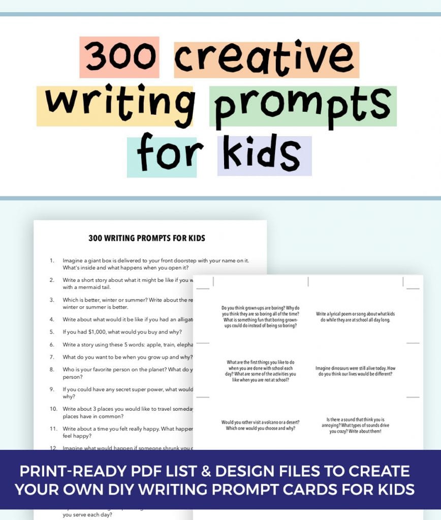 300 Creative Writing Prompts for Kids | ThinkWritten