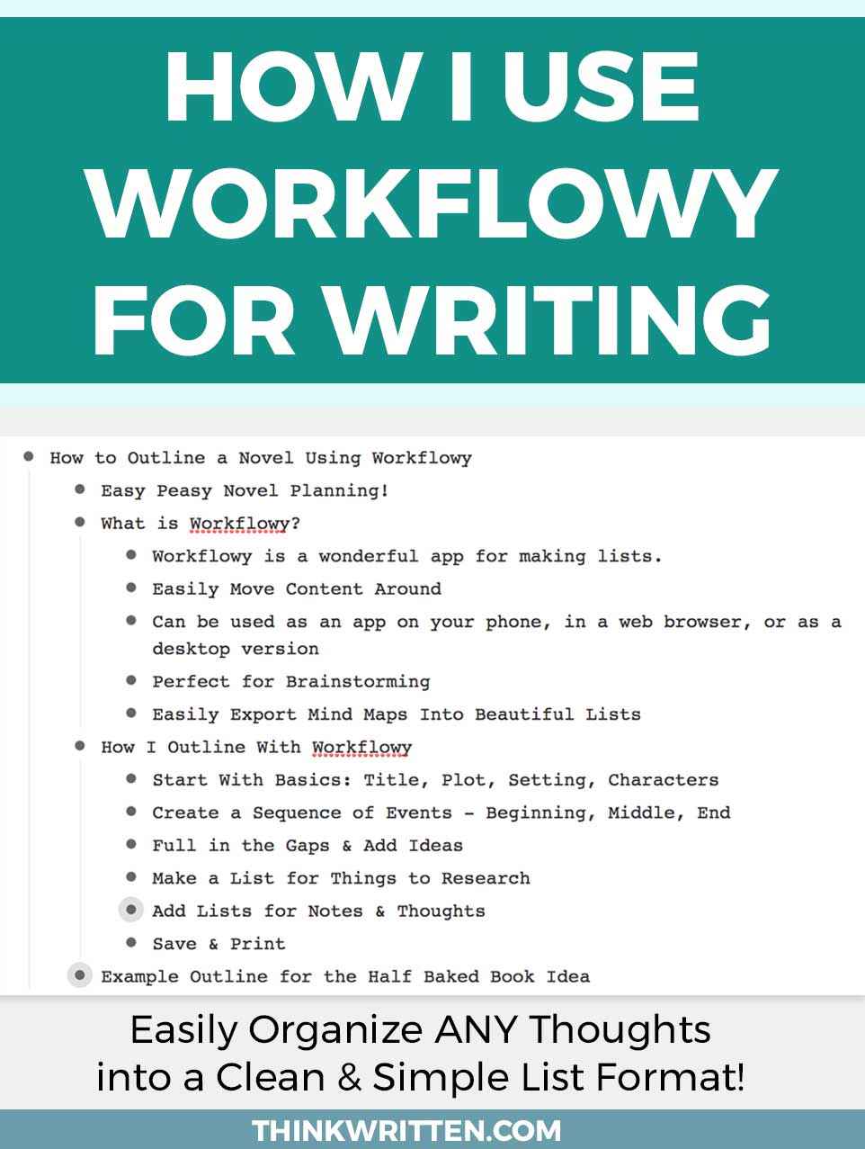 How to Use Workflowy for Writing