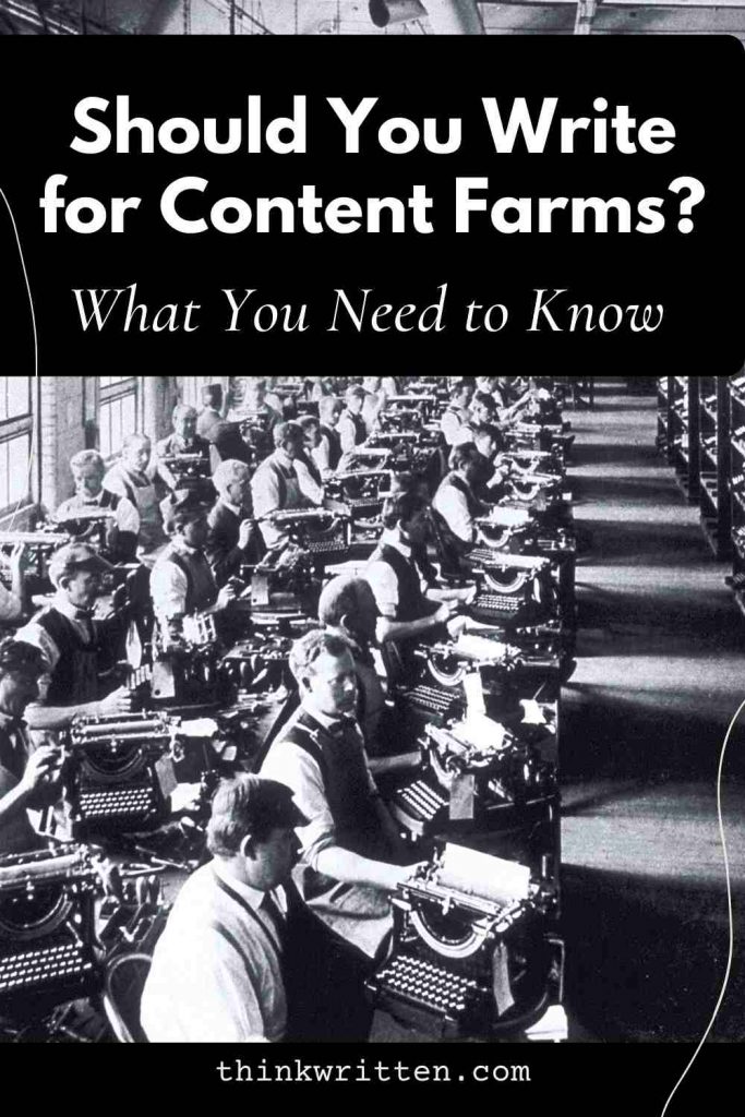 should you write for content farms