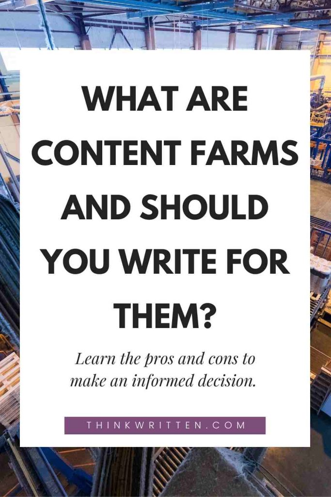 what are content farms